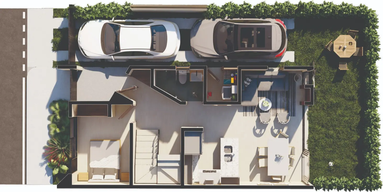Render primer piso Colina Campestre