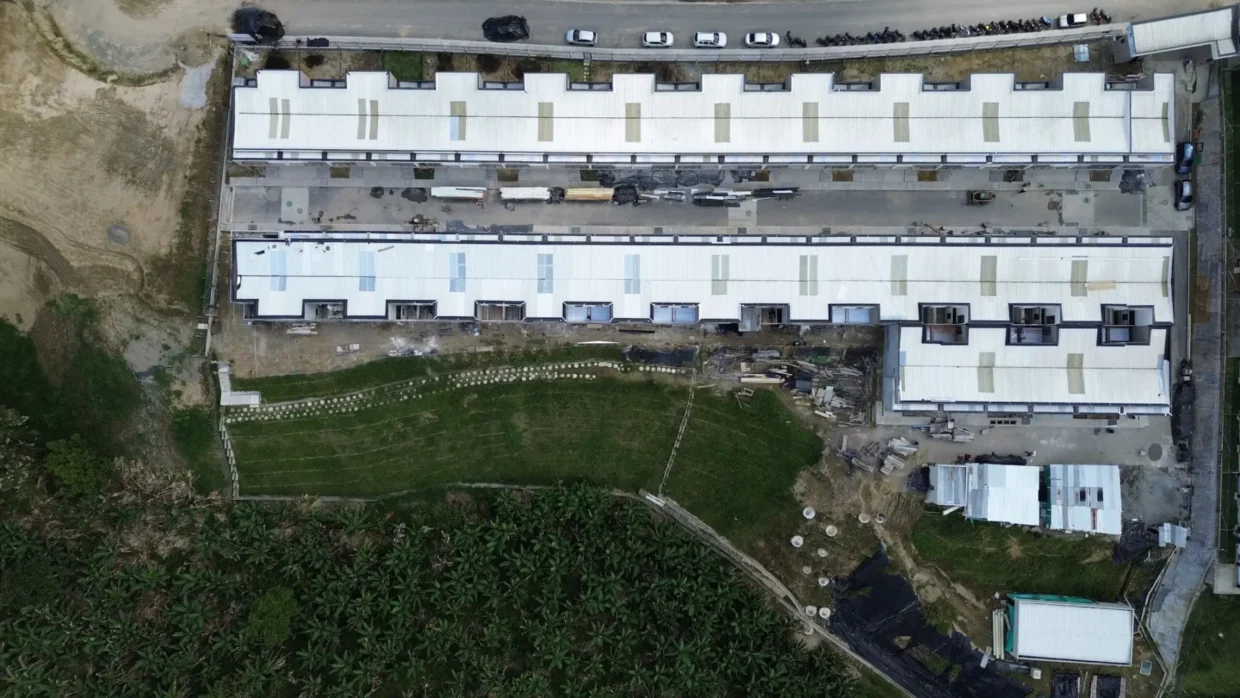 Vista aérea proyecto Horizonte Real en construcción - proyectos de vivienda en Quindío Ingnovarq